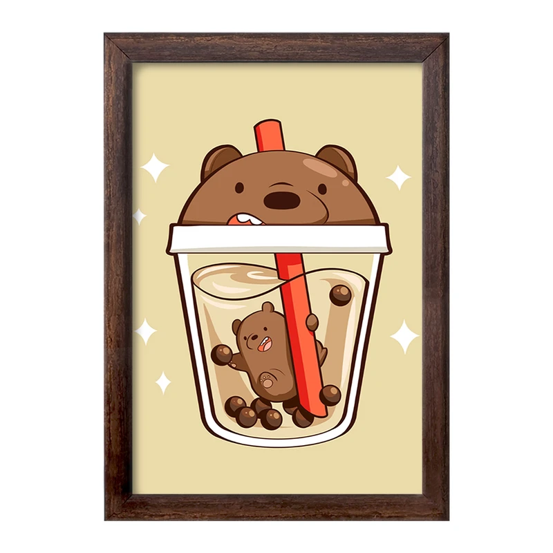 تابلو خندالو طرح انیمیشن سه خرس کله پوک کد 27654