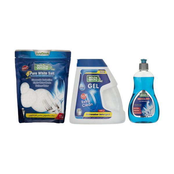 شوینده ظروف وایت اند وایت کد 04 مجموعه 3 عددی شوینده ظروف وایت اند وایت کد 04 مجموعه 3 عددی