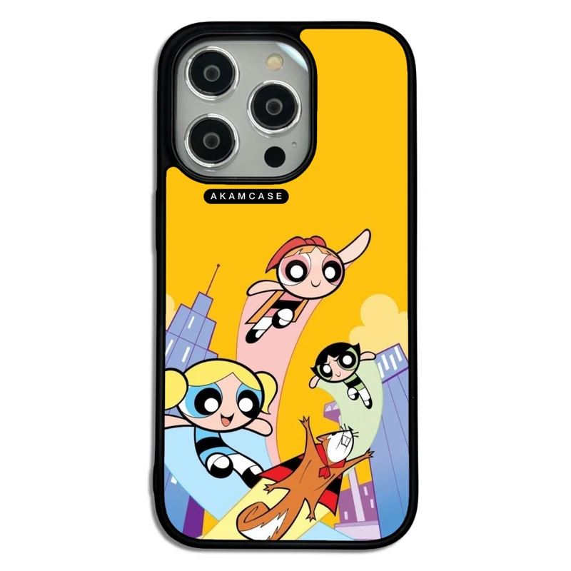 کاور آکام مدل AMCWA14PRO-POWER PUFF GIRLS7  مناسب برای گوشی موبایل اپل iPhone 14 Pro