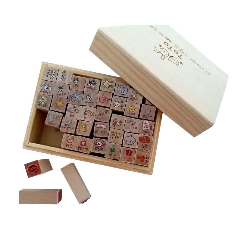 مهر توتو طرح اشکال کد K-2604 مجموعه 40 عددی
