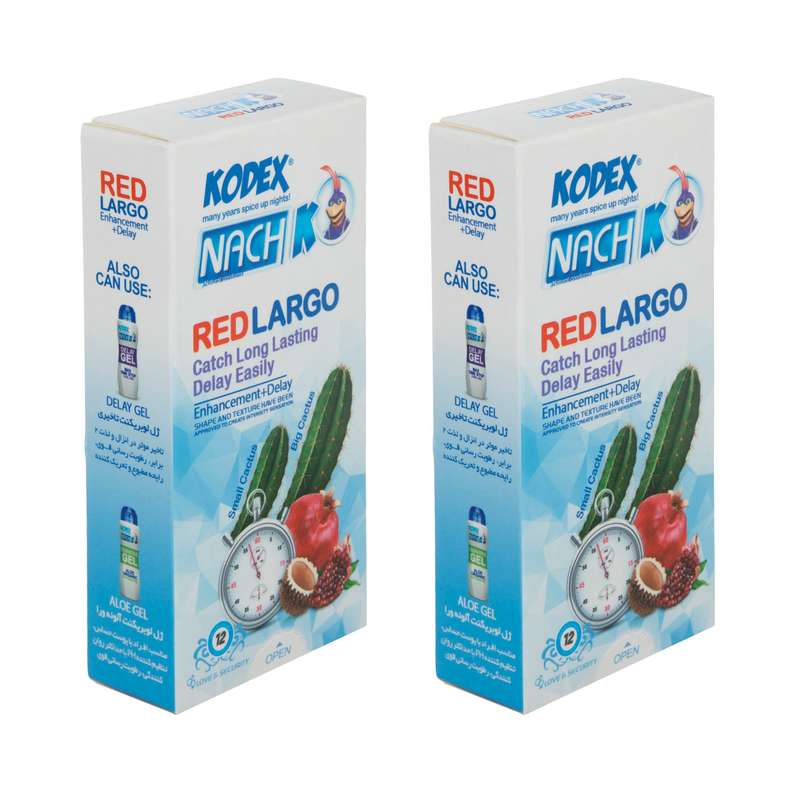 کاندوم ناچ کدکس مدل Red Cactus مجموعه 2 عددی کاندوم ناچ کدکس مدل Red Cactus مجموعه 2 عددی