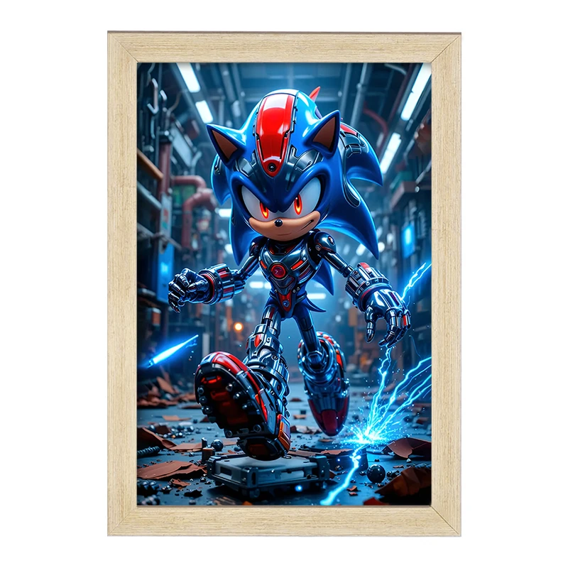 تابلو خندالو مدل سونیک (Sonic) کد F12641