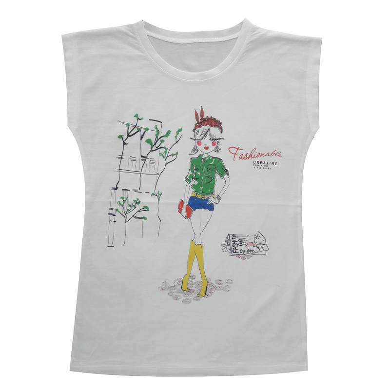 تی شرت زنانه کد A21 - 04