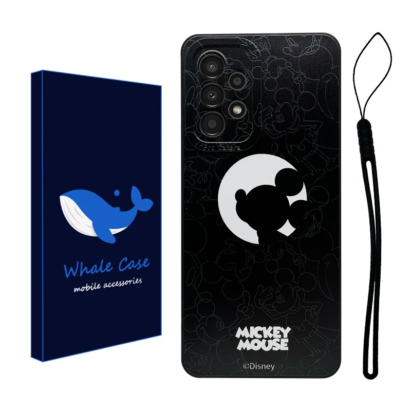 کاور وال کیس مدل میکی مناسب برای گوشی موبایل سامسونگ Galaxy A32 4G به همراه آویز