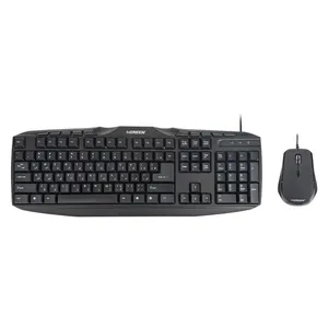 کیبورد و ماوس گرین مدل GKM-305، سوئیچ ممبران، Full-size