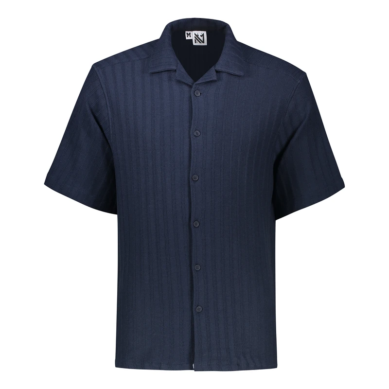 پیراهن آستین کوتاه یقه دکمه دار مردانه مدل نوبرگ 002