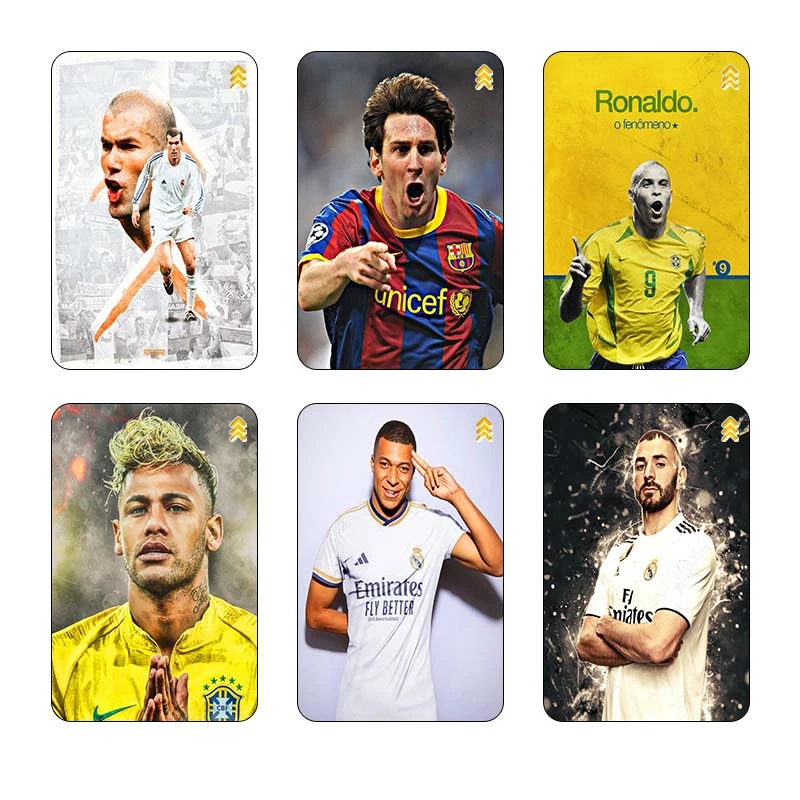 استيکر کارت کارنيکا طرح طرفداران فوتبال کد 48137 مجموعه 6 عددی