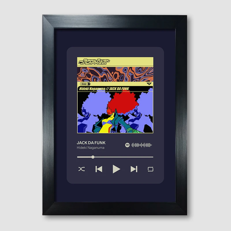 تابلو مدل موزیکال طرح bomb rush cyberfunk