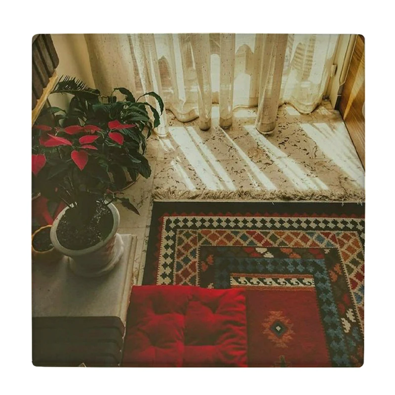 کاشی کارنیلا طرح خانه قدیمی مدل لوحی کد klh2389