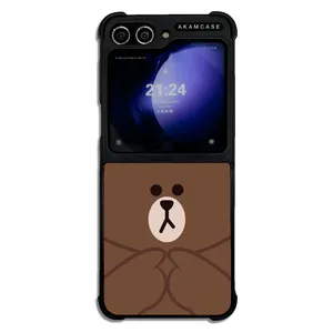 AKAM AMCWSGZFLIP5-BROWN1 Cover For Samsung Galaxy Z Flip 5