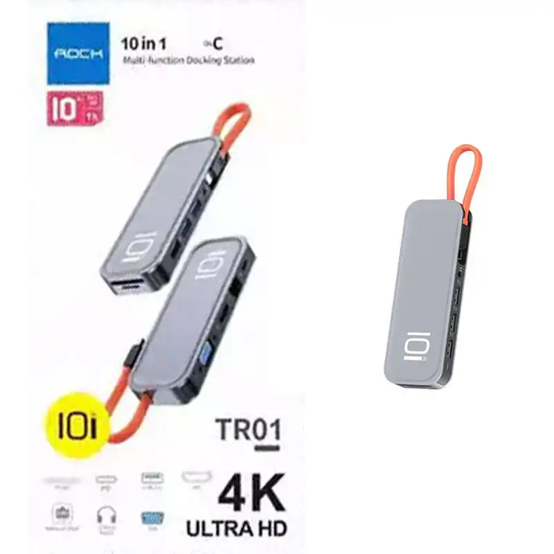هاب 5 پورت USB-C راک مدل TR04
