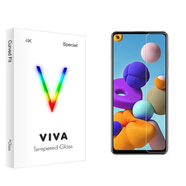 محافظ صفحه نمایش ویوا مدل 4K مناسب برای گوشی موبایل سامسونگ Galaxy A21s