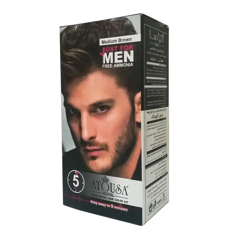 کیت رنگ مو آتوسا رویال شماره 08 حجم 50 میلی لیتر رنگ قهوه ای