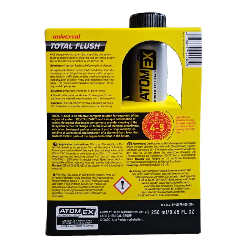 موتور شوی اکسادو مدل Total Flush Atomex حجم 250 میلی لیتر