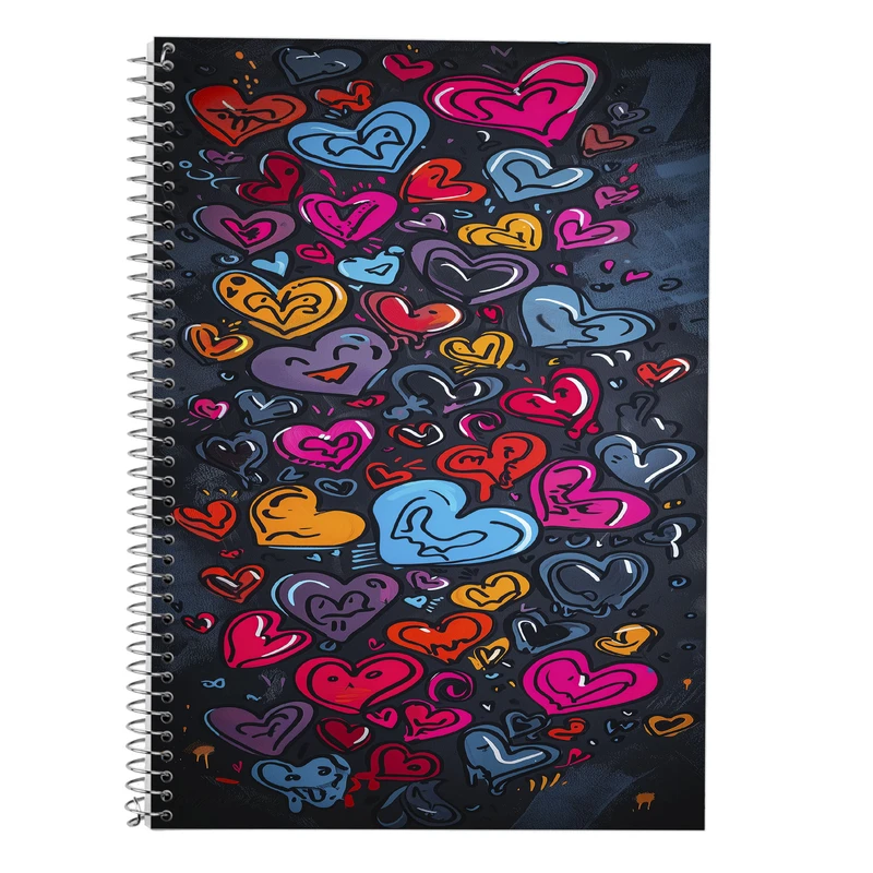 دفتر زبان 50 برگ مدوپد طرح عاشقانه love کد DF14270