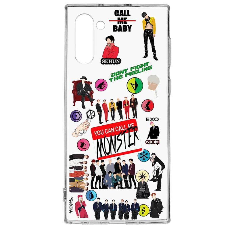 کاور طرح EXO مناسب برای گوشی موبایل سامسونگ Galaxy Note 10