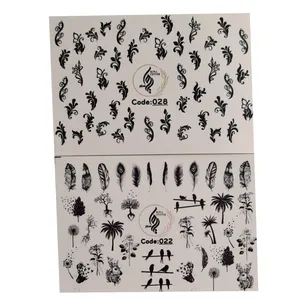 برچسب لنز ناخن رویاسنتر مدل 2822مجموعه2عددی