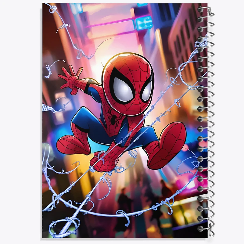 دفتر مشق 100 برگ خندالو طرح مرد عنکبوتی (Spider Man) کد F6919