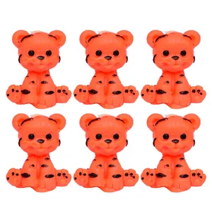 شمع دست ساز طرح ببر مجموعه 6 عددی