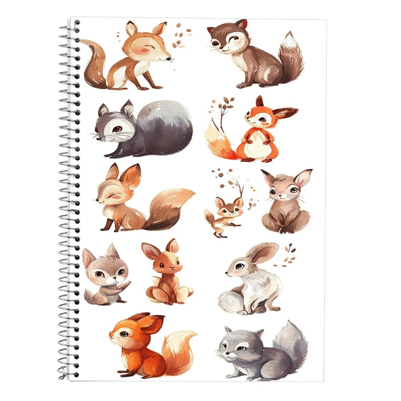 دفتر لغت 50 برگ مدوپد طرح سگ و گربه کد DF17353