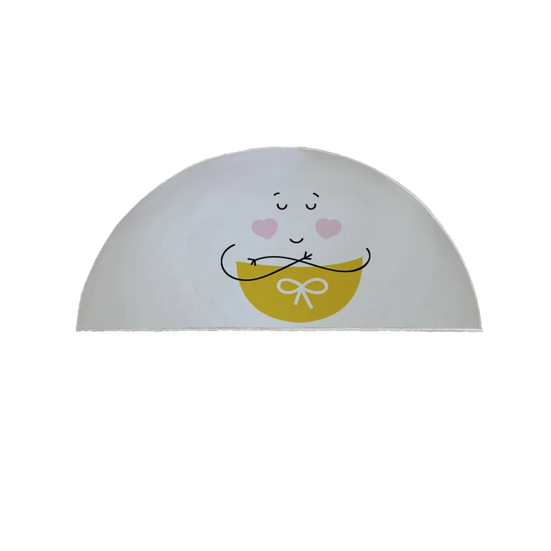 پادری مدل نیم دایره طرح کودکانه کد 9395 سایز 90 × 45 سانتی متر