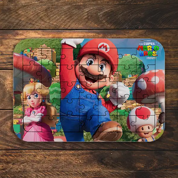 پازل 35 تکه طرح انیمیشن برادران سوپر ماریو کد NI2360