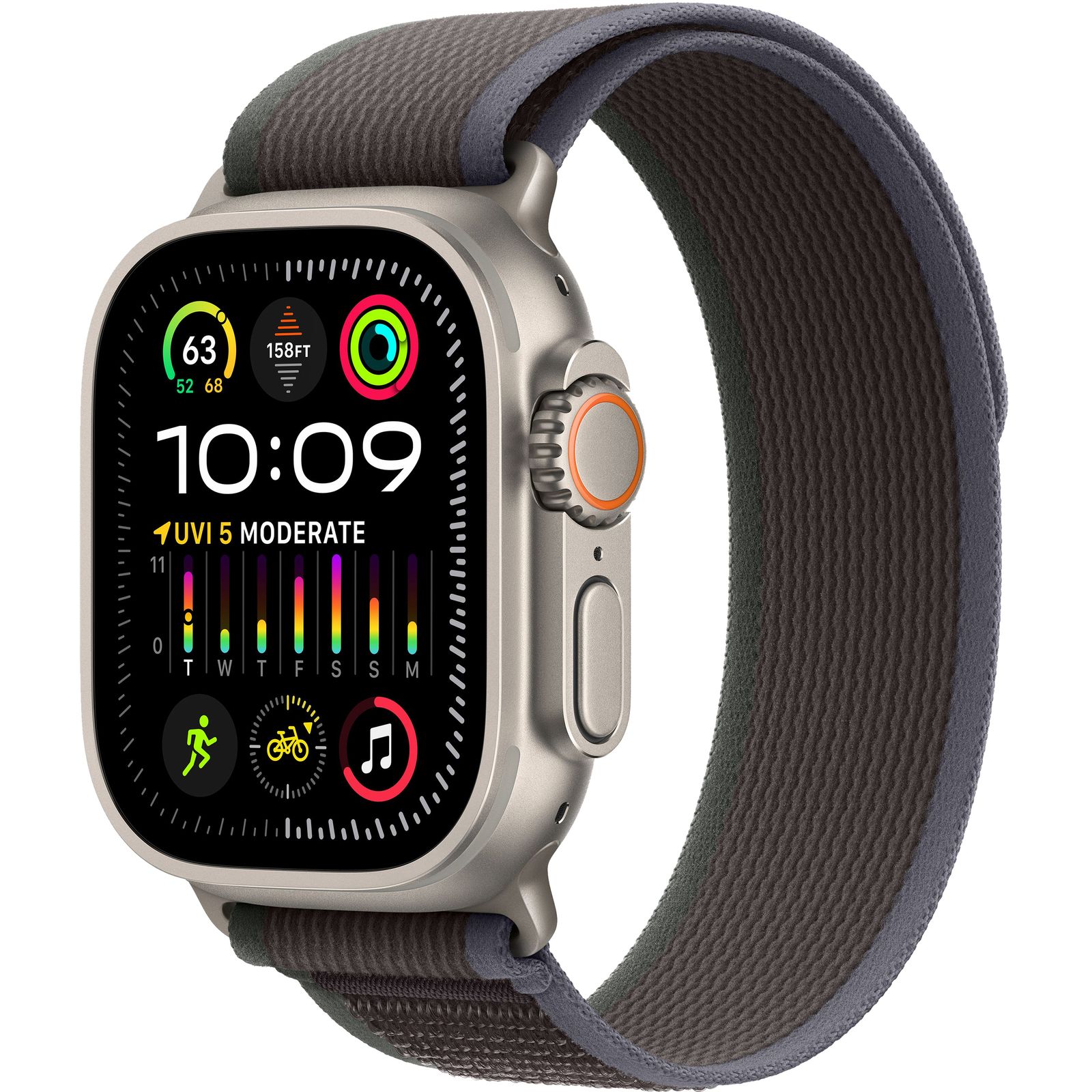 ساعت هوشمند اپل مدل Ultra 2 Titanium Case Trail Loop 49mm -  - 2