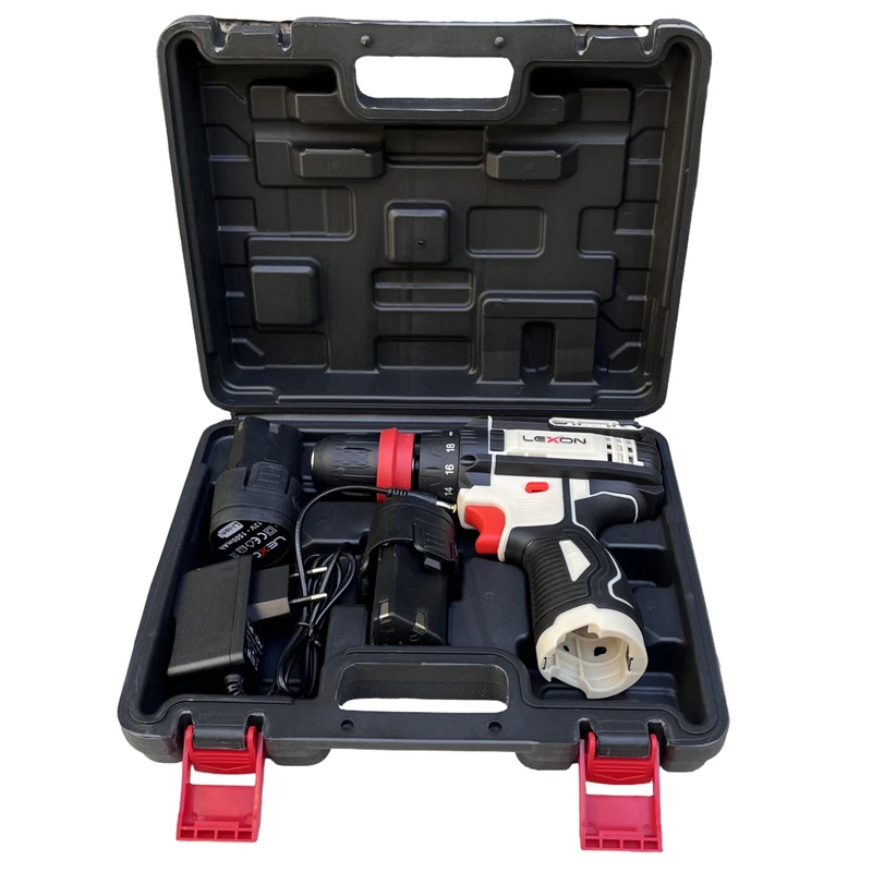 مجموعه 5 عددی دریل پیچ گوشتی شارژی 10 میلی متری 12 ولت لکسون مدل 3701Q