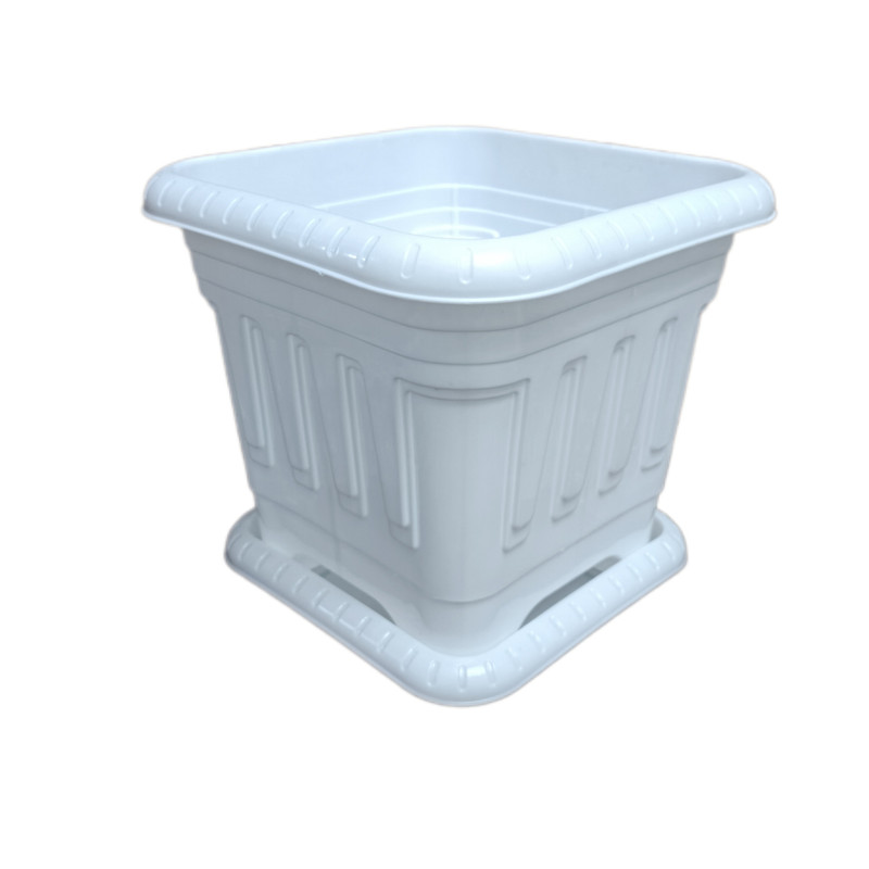 گلدان مدل پلاستیکی مربع کد 27