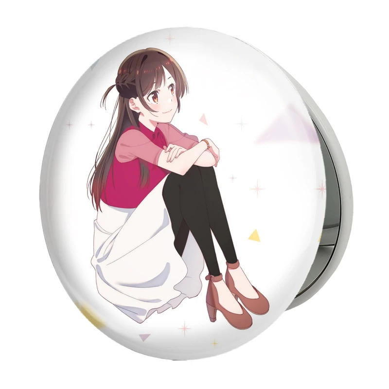 آینه جیبی خندالو طرح چیزورو ایچینوز انیمه کانوجواوکاری مدل تاشو کد 18236 