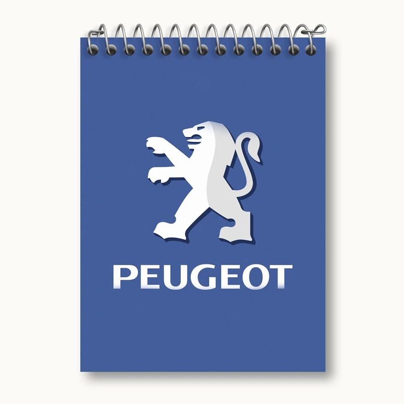 دفتر یادداشت 50 برگ خندالو مدل پژو Peugeot کد 23654