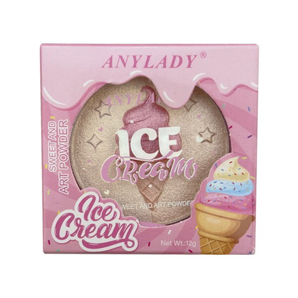 هایلایتر انی لیدی مدل Ice Cream شماره 3 رنگ طلایی هایلایتر انی لیدی مدل Ice Cream شماره 3 رنگ طلایی