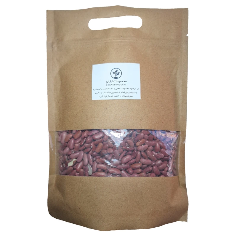 لوبیا قلمی پوست پیازی ارگانو - یک کیلوگرم