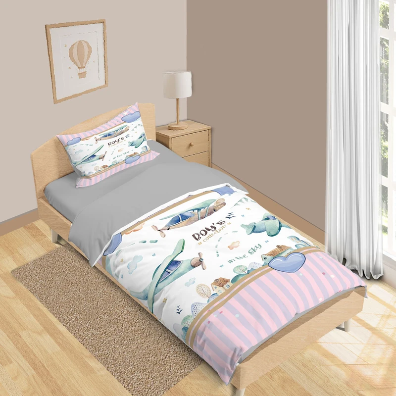 سرویس روتختی 1 نفر 5 تکه نوپه هوم مدل هواپیما T6402