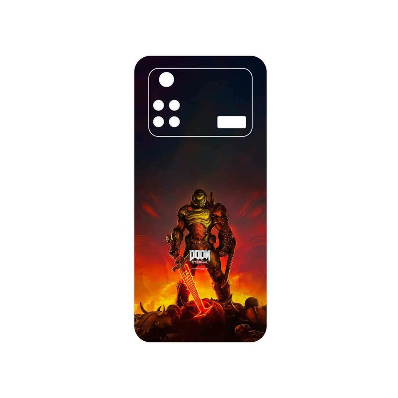 برچسب پوششی ماهوت مدل DOOM Game Series مناسب برای گوشی موبایل شیائومی Poco M4 Pro 4G