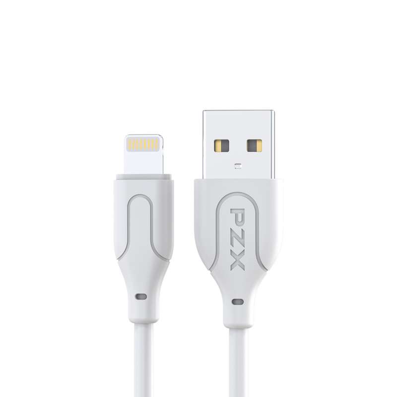 کابل تبدیل usb به لایتنینگ پی زد ایکس مدل V185 طول 1 متر