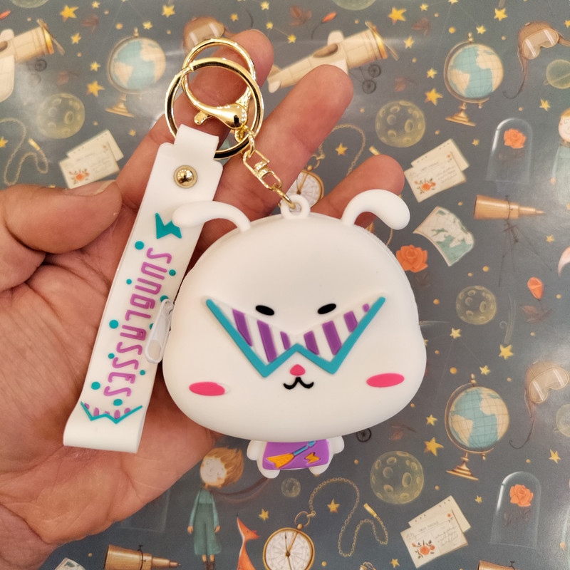 جاکلیدی دخترانه مدل سیلیکونی کیفی طرح خرگوش جاکلیدی دخترانه مدل سیلیکونی کیفی طرح خرگوش