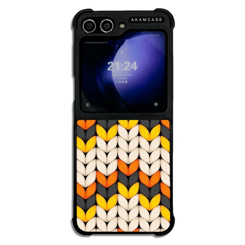 کاور آکام مدل AMC-WSGZFLIP5-WINTER FABRIC15 مناسب برای گوشی موبایل سامسونگ Galaxy Z Flip 5