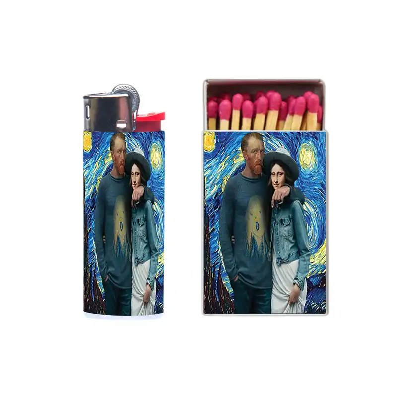 فندک مدل ونگوک کد 458 به همراه کبریت