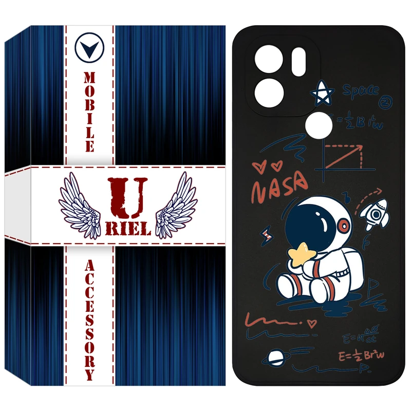 کاور یوریل مدل KSH کد 1 طرح فضانورد مناسب برای گوشی موبایل شیائومی Poco C50