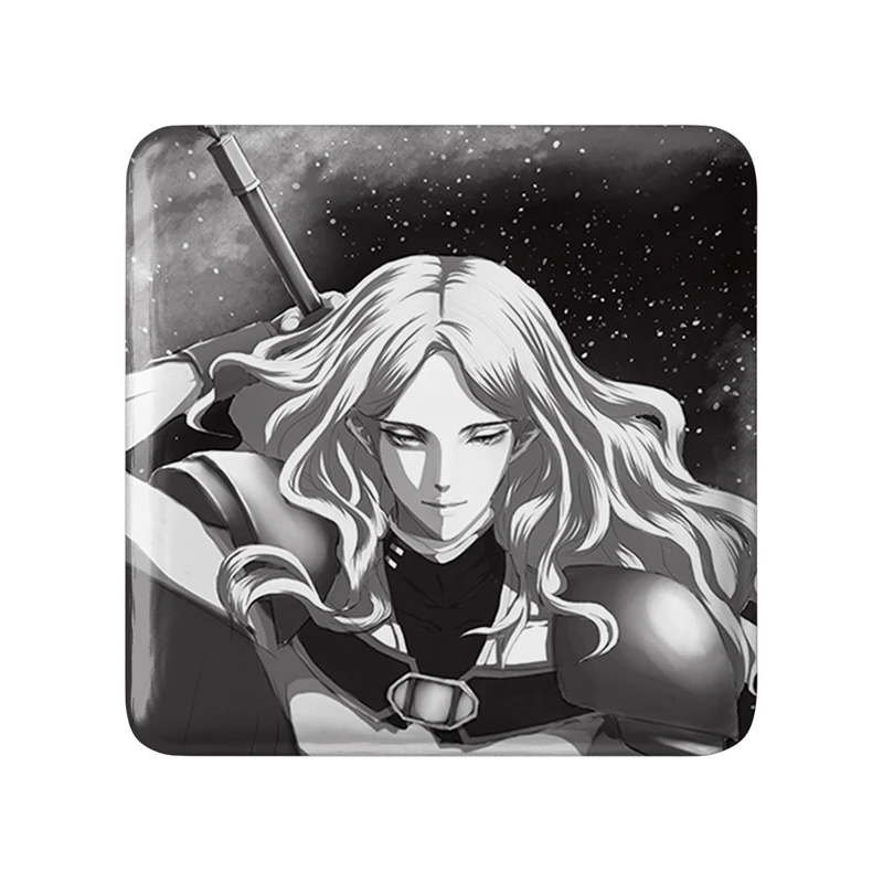 پیکسل خندالو طرح ترسا انیمه کلیمور مدل مربعی کد 33497