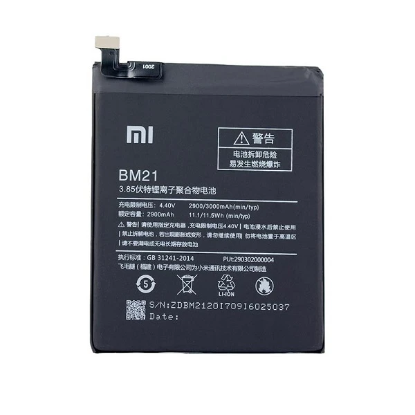 باتری موبایل مدل BM21 ظرفیت 2900 میلی آمپر ساعت مناسب برای گوشی موبایل شیائومی Redmi NOTE