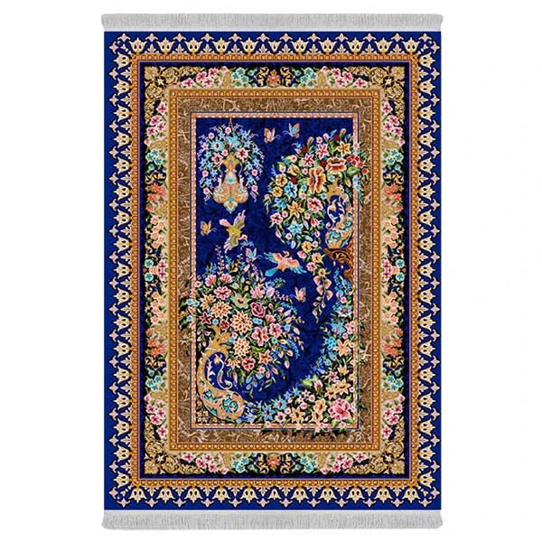 فرش پارچه‌ای دفه مدل فرشینه هازان مخمل کد 084