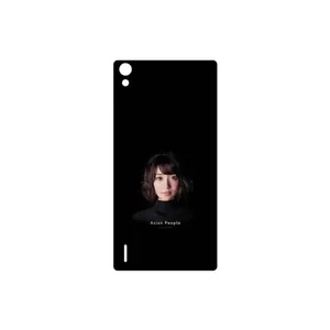 MAHOOT Portrait of an Asian Woman Cover Sticker for Huawei Ascend P7