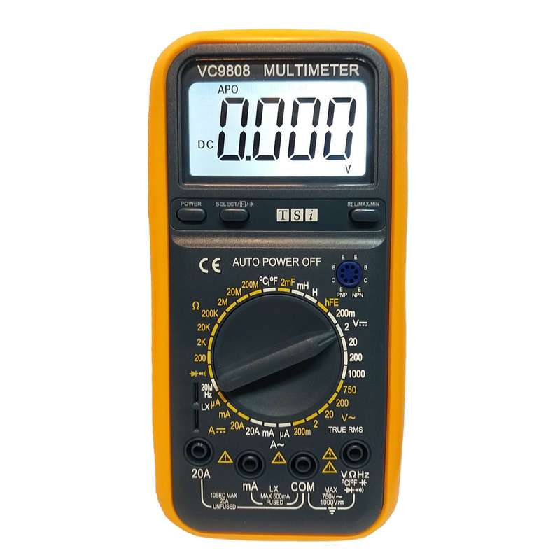 مولتی متر دیجیتال تی اس آی مدل VC9808