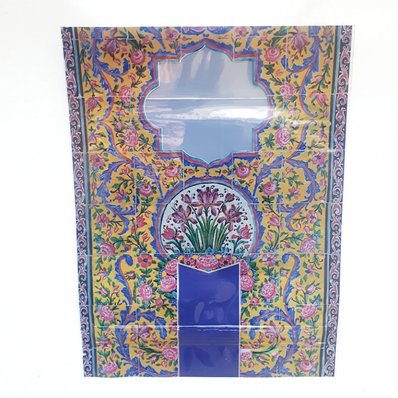 پاکت زیپ دار مدل گلستان طرح گل و مرغ کد 2026 بسته 20 عددی