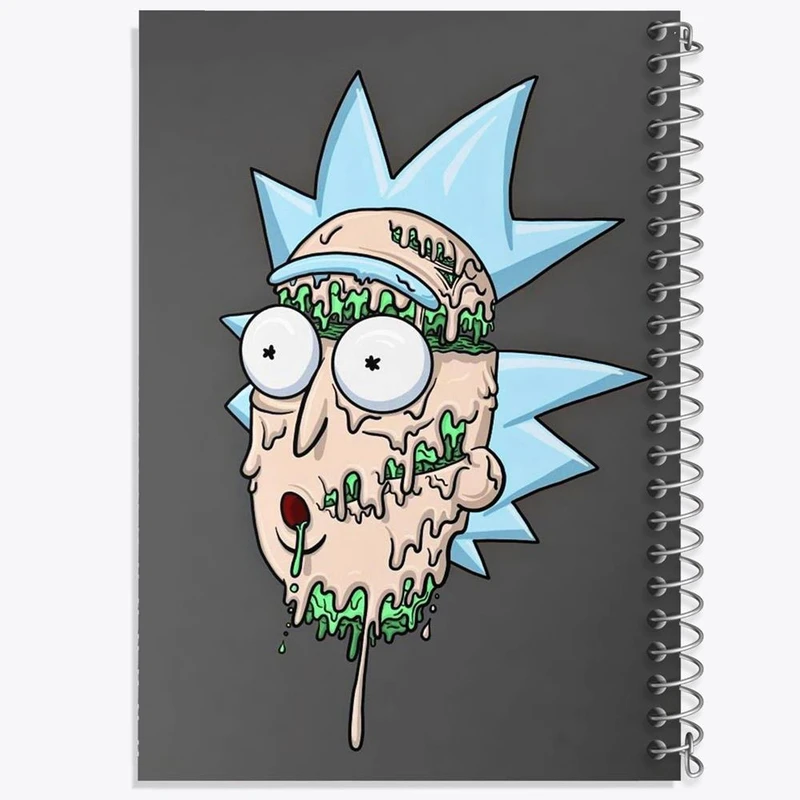 دفتر نت موسیقی 50 برگ خندالو مدل ریک و مورتی Rick and Morty کد 3208