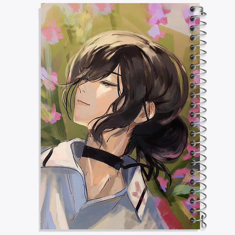 دفتر نقاشی 50 برگ خندالو مدل ریزه انیمه مرد اره ای Chainsaw Man کد 18007