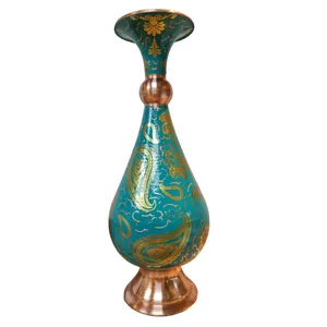 گلدان مسی مدل ترمه کد 12