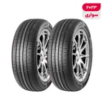 لاستیک خودرو ویندفورس مدل CATCHFORCE H/P با کاربری سواری و سایز رینگ 15 اینچ، فاق 60 درصد پهنا و پهنای 205 میلی‌متر، شاخص تحمل وزن 91 و شاخص سرعت V (حداکثر سرعت 240 کیلومتر بر ساعت)، ساخت چین، دارای تکنولوژی رادیال و تایر تیوبلس، 2 حلقه